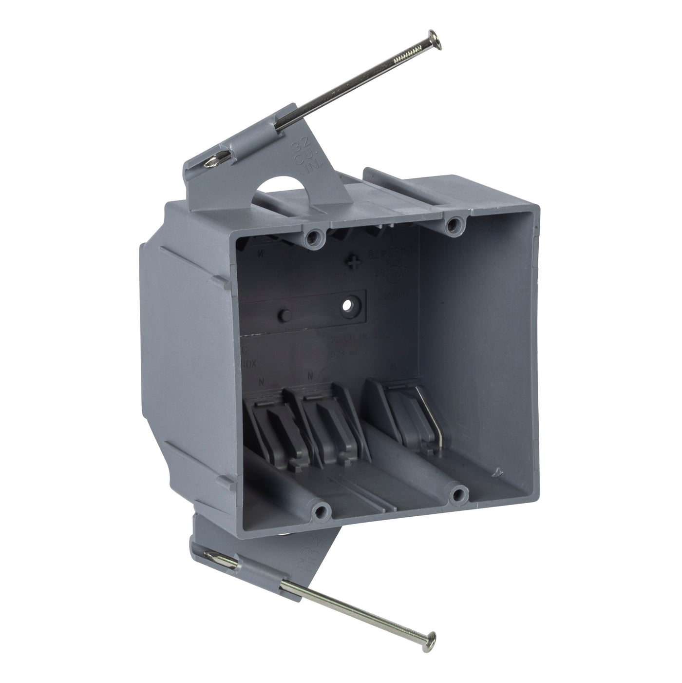 2-Gang 32 Cubic Inch New Work Switch/Outlet Wall Electrical Box 