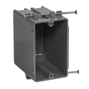 1-Gang 22 Cubic Inch New Work Standard Switch/Outlet Wall Electrical Box, UL Listed to 514C (Box of 100)