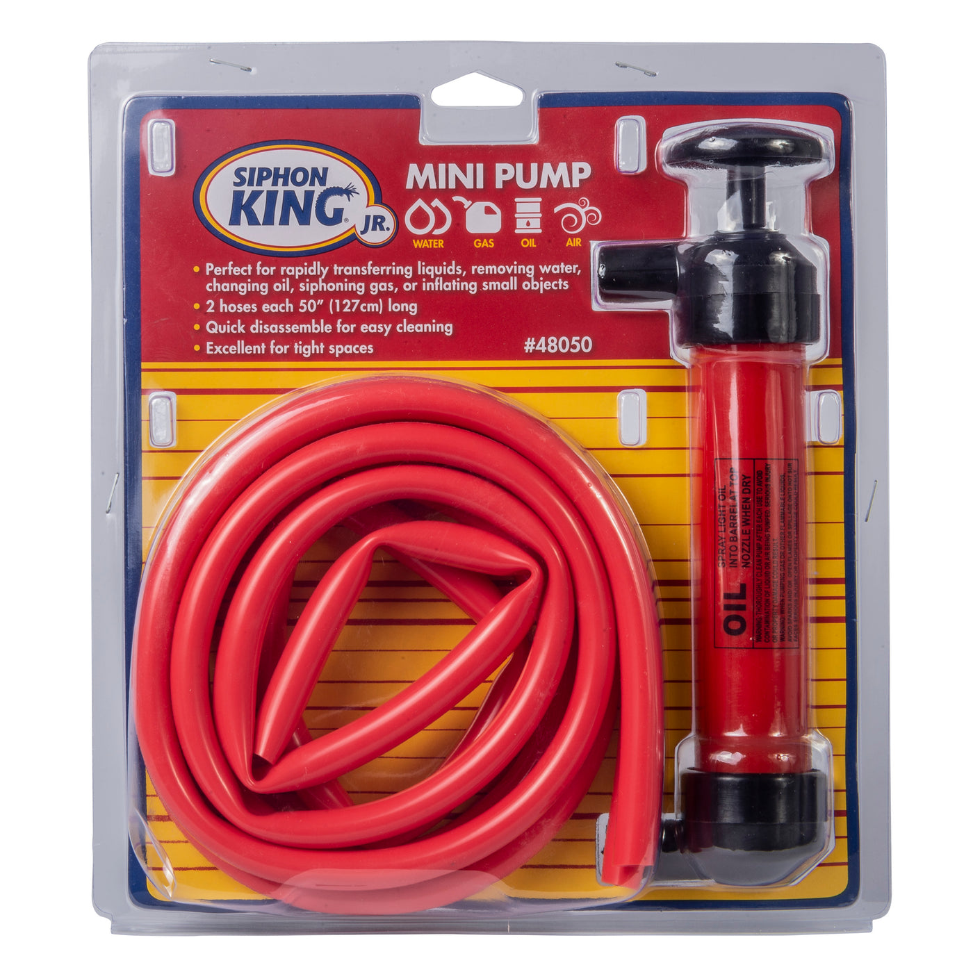 King Innovation 48050 SIPHON KING JR. MINI PUMP W/50 HOSE – Gardner Bender