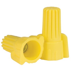 King Innovation 67071 Contractor's Choice Wing Wire Connector, Yellow; 500/Bag