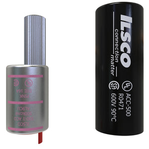 ILSCO ACO-500-EC Aluminum Compression Pigtail Adaptor Offset, Conductor Size 500, Tin Plated, UL, CSA, 1/bag