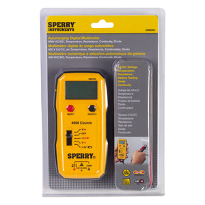 Sperry Instruments DM6260 Digital Multimeter, 7 Function, Autoranging