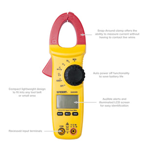 Sperry Instruments DSA540A Digital Clamp Meter, 400A AC/DC